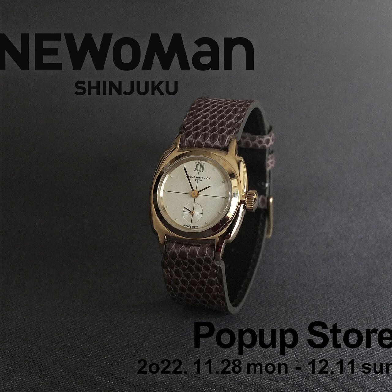 NEWoMan SHINJUKU POP UP STORE 2022 Christmas – VAGUE WATCH CO. NEWoMan SHINJUKU POP UP STORE 2022 Christmas – VAGUE WATCH CO.