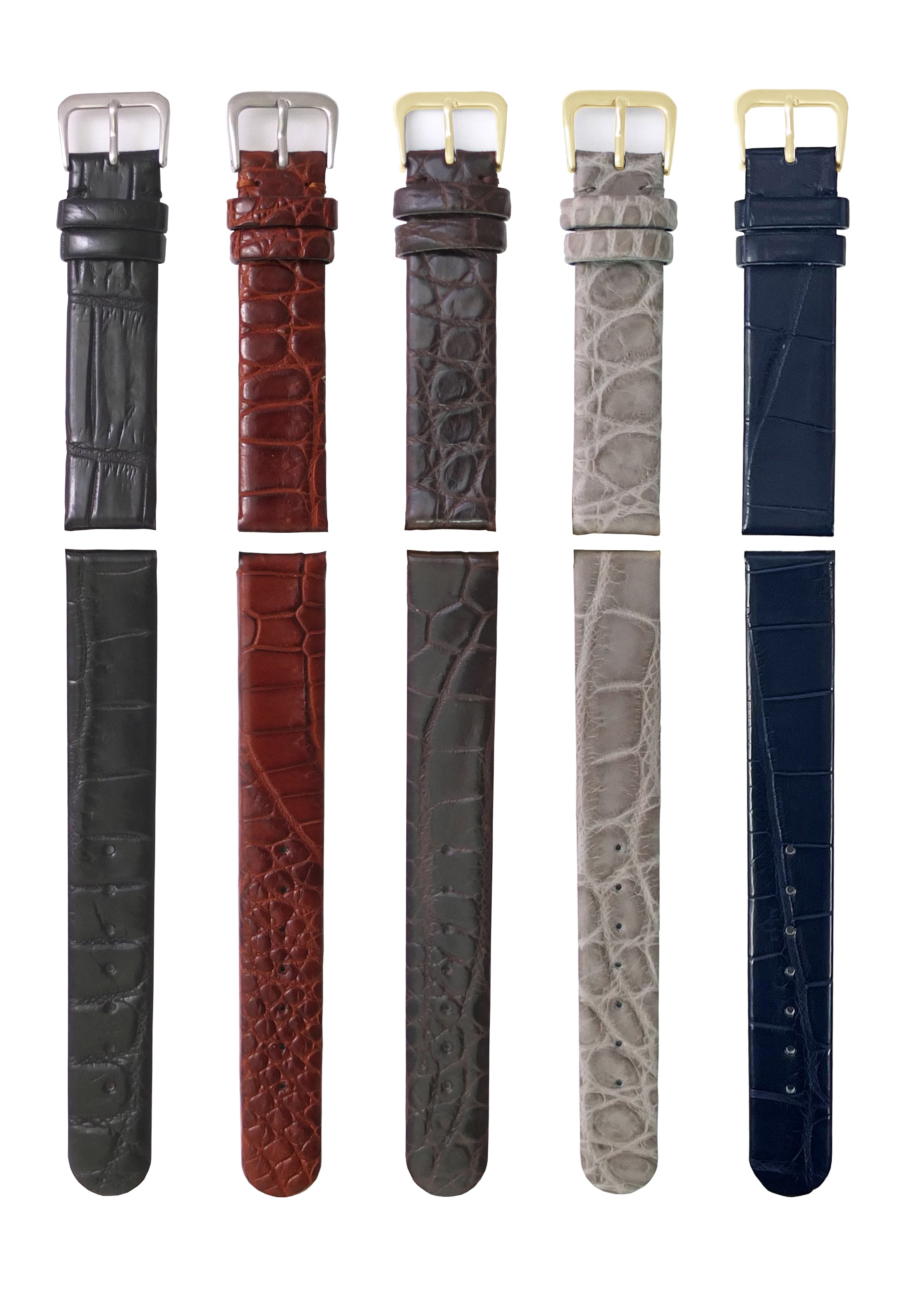 CROCODILE Leather Belt – VAGUE WATCH CO.