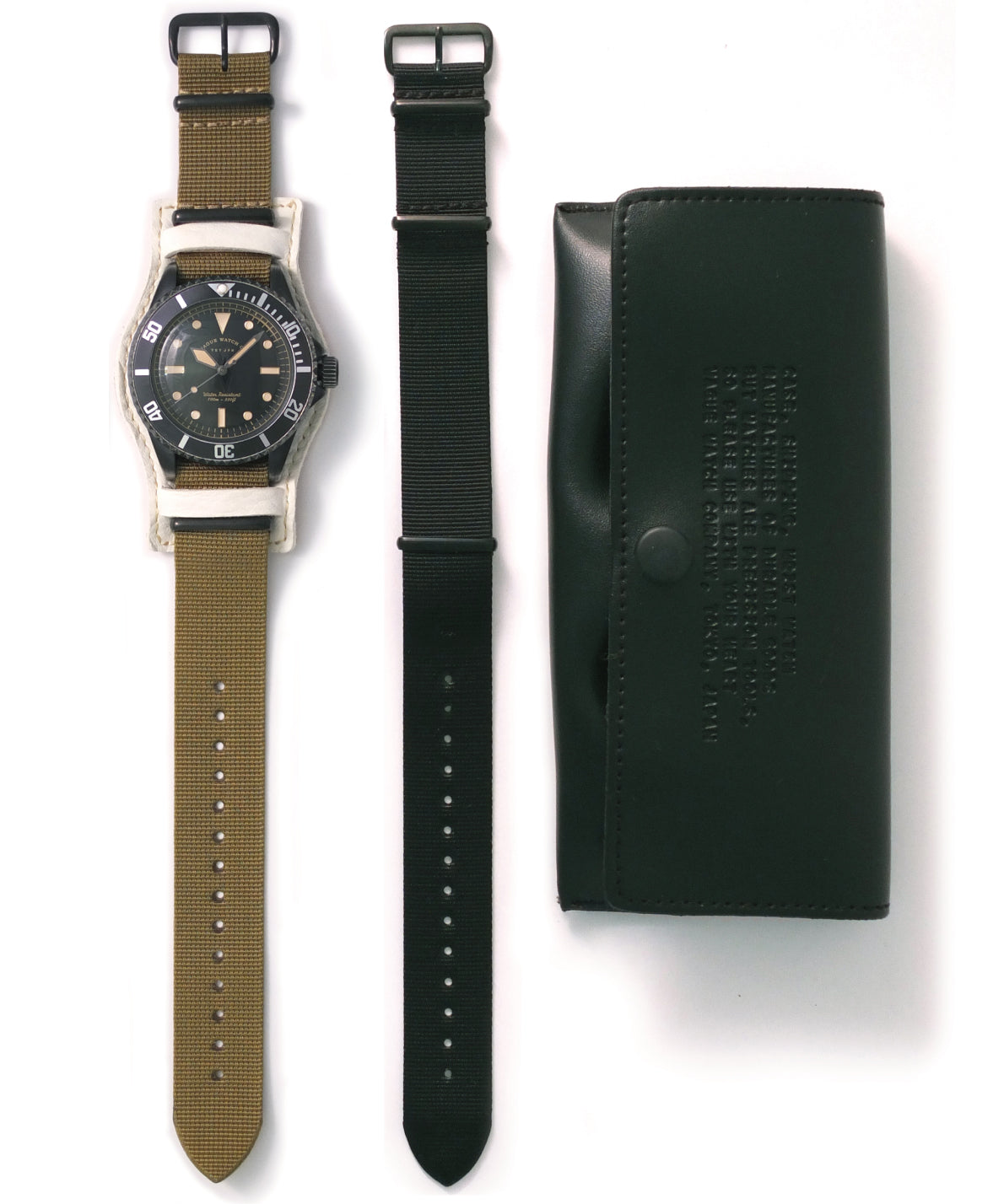 BLK SUB with GUIDI – VAGUE WATCH CO.